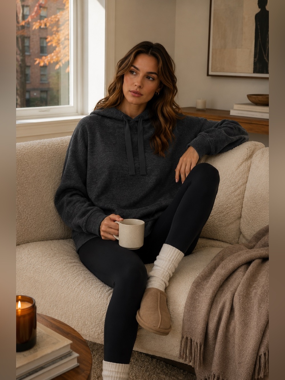 Mango Gray Hoodie NWT